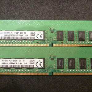 ★ DELL純正 DDR4-2133 PC4-17000 PC4-2133P-EE0-10 ECC Unbuffered 8GB×2枚 16GB ★の画像2