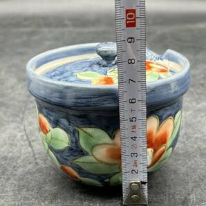 r6041102 茶器 平安陶あん 煎茶道具 茶道具 宝瓶 湯冷まし 湯呑 お花茶器セット の画像8