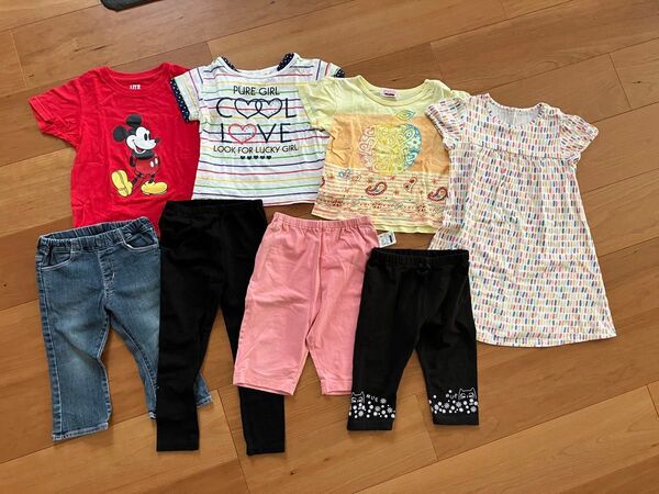 女の子 100 ユニクロ ベビードール 他 8着