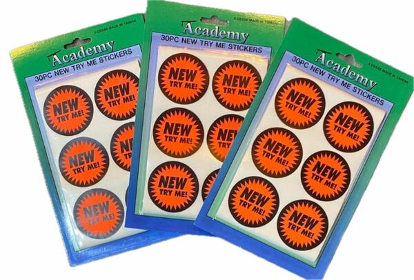 Academy "NEW TRY ME!" STICKERS 90枚