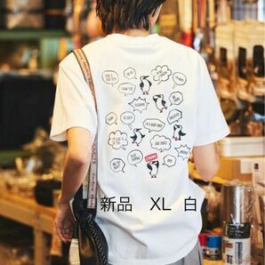 【新品】XL ホワイト　白　チャムス　ブービー　Tシャツ