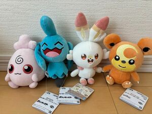 ポケットモンスター　プクリン　ソーナノ　ヒバニー　ヒメグマ　ぬいぐるみ　セット売り　新品　タグ付き　