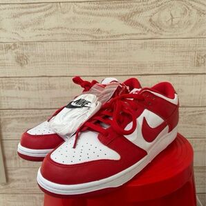 新品NIKEファクトリーストア購入Nike Dunk Low SP White and University Red 28.0cm