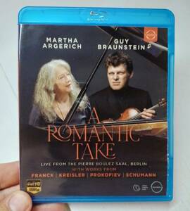 【輸入盤ブルーレイ】 A ROMANTIC TAKE - MARTHA ARGERICH & GUY BRAUNSTEIN IN CONCERT б [BD25] 1枚