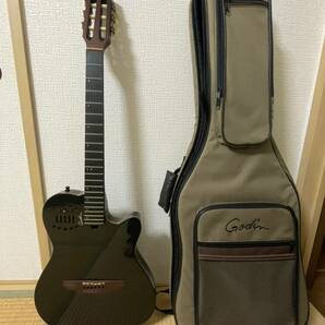 【ジャンク】Godin ACS Slim Cedar Blackの画像1