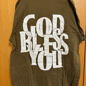 EXAMPLE GOD BLESS YOU Tシャツ オリーブ XL