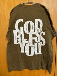 EXAMPLE GOD BLESS YOU Tシャツ オリーブ XL