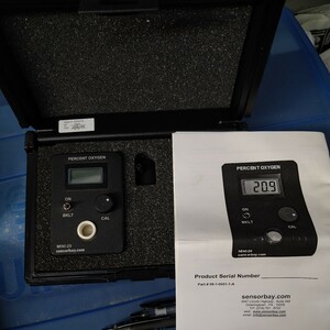 model mini-25 oxygen analyzer 中古　倉庫整理品　説明書付き