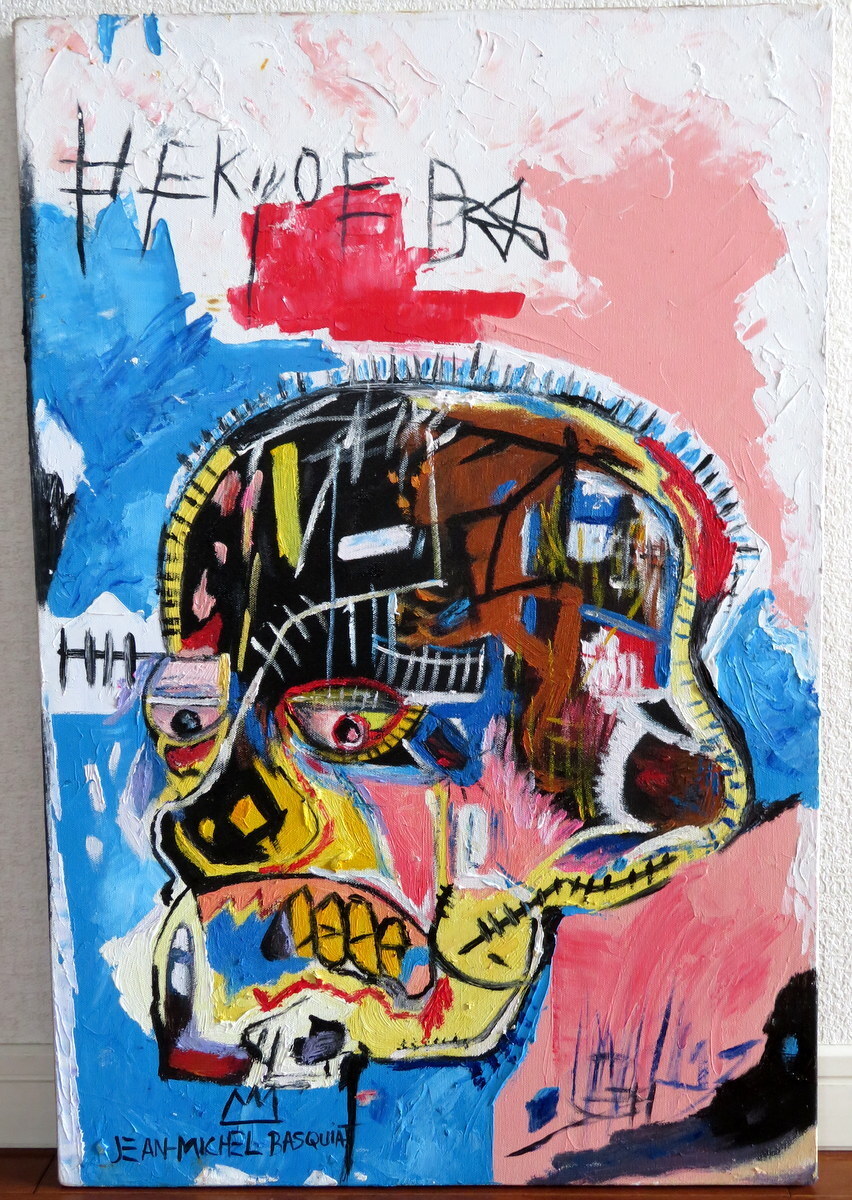 Jean-Michel Basquiat 1981 无题 油画 油画 绘画复制品, 绘画, 油画, 抽象绘画