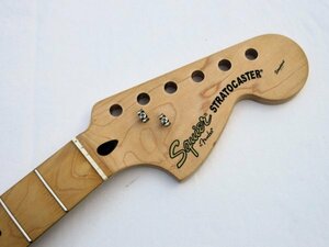 Squier　スクワイアー　ストラトネック　ラージヘッド　つばだし22F　メイプル1P　上物　2009年製Squier by Fender Standard Stratocaster