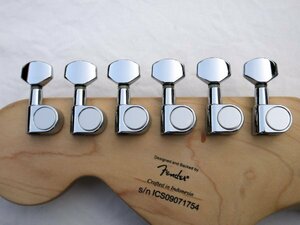 Squier　スクワイアー　JH社製6連ロトマチックペグ　クローム　程度良し　2009年製Squier by Fender Standard Stratocaster