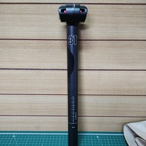 3T IONIC 25 TEAM 27.2 350mm ROUND RAILS カーボンシートポスト