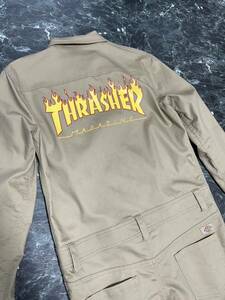 Dickies THRASHER ディッキーズ　オールインワン　ツナギ　L