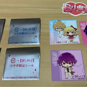 推しの子 スシローコラボ シール 4枚セット+B小町 サイン入りキラ仕様有り