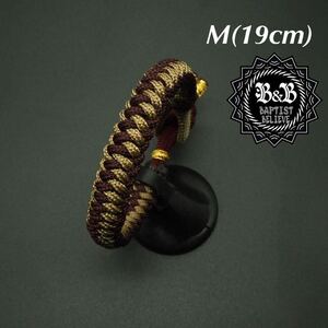 Art hand Auction Bracelet M (19cm)/tressé/paracord/fait main/accessoire/bracelet/bangle/homme/femme/camping/extérieur/xwt19, bracelet, Bracelets, bracelet, autres