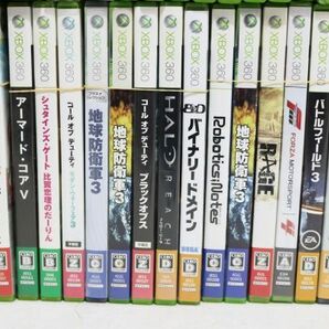 D127H 032 Microsoft XBOX/XBOX360ソフト アーマードコアV レフト4デッド2 他 まとめて 計61本セット 現状品 ジャンクの画像3