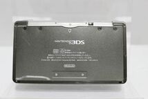 D130H 034 Nintendo ニンテンドー3DS ブラック ポケモンバンク/ポケムーバー インストール済み 本体のみ 現状品 ジャンク扱い_画像6