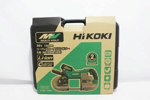 H795H 098 HiKOKI マルチボルト 36V 120mm コードレスロータリバンドソー CB3612DA(XP) 動作確認済 中古美品