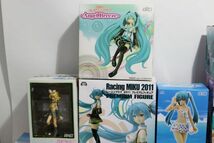 D334H 054 初音ミク レーシングミク2011 Luminasta ビターパティシエ 深海少女 他 プライズフィギュア まとめて 計19個セット 未開封_画像5