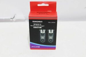 D346H 099 YONGNUO ワイヤレスフラッシュトリガー RF603CII 現状品 ジャンク