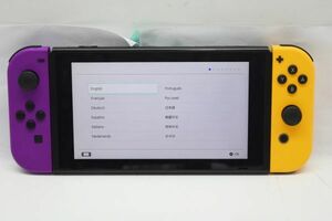 D392H 049 Nintendo Switch Nintendo switch old model body ( screen part )*Joy-Con left right only operation verification settled one part there is defect secondhand goods 