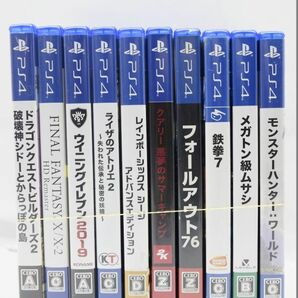 D388H 040 SONY PS4ソフト FFX/X-2 ライザのアトリエ2 他 まとめて 計10本セット 現状品 ジャンクの画像1