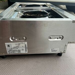 中古 送料込み 業務用 LPガス 内年式 コンロ2口 RSB-206N 厨房機器の画像8