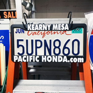 USDM SAN DIEGO KEARNY MESA PACIFIC HONDA оригинал plate + на месте дилер покрытие SET* солнечный tiego Civic Accord Honda Of America 