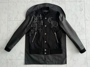 part 3 CHROME HEARTS LETTERMAN JACKET クロスパッチ レターマンジャケットM サイズ 