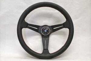 NARDI ステアリング SPORTS TYPE ラリー レザー deepCorn 黒レザー/黒スポーク 35Φ 6069-35-2093