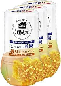 【まとめ買い】お部屋の消臭元 癒しをはこぶ キンモクセイ 消臭芳香剤 部屋用 400ml×3