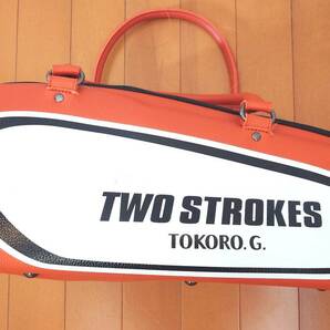 世田谷ベース 所さんのTWO STROKES タンクバッグ オレンジの画像2