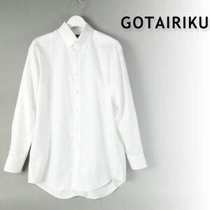 226 新品 訳あり gotairiku 五大陸 タブカラー ドレス シャツ オーダーメイド メンズ 長袖 ワイシャツ 大きいサイズ