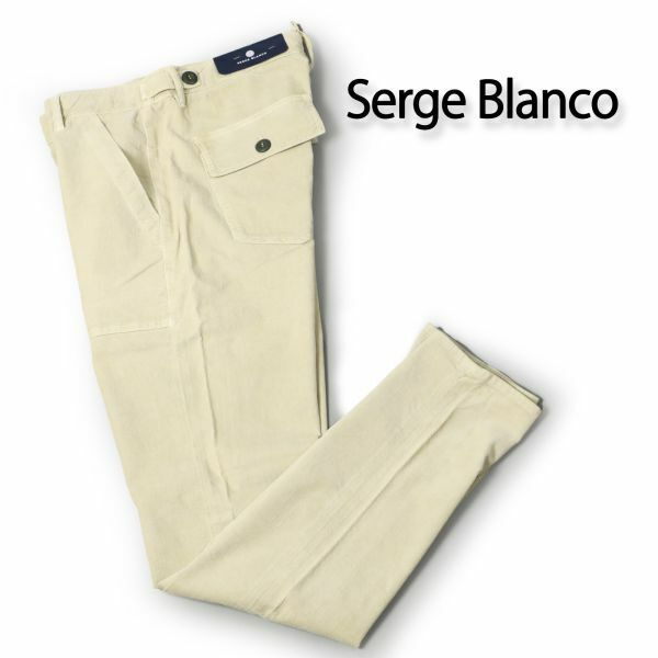 511e 新品 Serge Blanco セルジュブランコ ストレッチ チノパン コットン パンツ メンズ 81cm