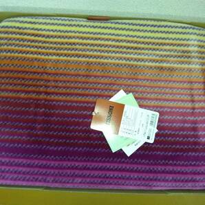 MISSONI ミッソーニ 毛布 寝具 アクリル毛布 シングルサイズ 140cm×200cm 泰道リビングの画像1