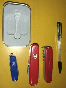 3個　VICTORINOX　ビクトリノックス　キャンピングツール　ナイフ　