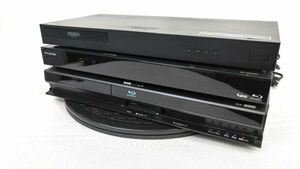 EM-102632〔ジャンク/通電OK〕ブルーレイプレーヤー+レコーダー 3台セット [UP970・FBR-HW500・DVR-BZ240] 中古