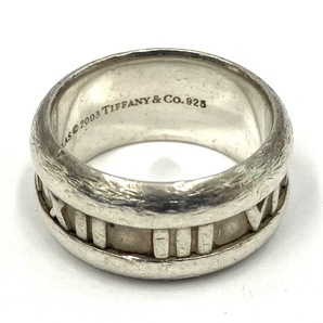 【K】TIFFANY&Co. ティファニー リング 指輪 ブランド 925刻印 SILVER シルバー 中古 長期保管品 現状品【3412】Tの画像2