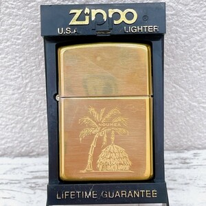 【Ｋ】 オイルライター ジッポー ZIPPO ライター zippo 喫煙具 ジッポ ゴールドカラー 着火未確認【4897】