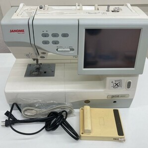 【K】JANOME SECIO 11000 ジャノメミシン コンピューターミシン 通電確認済み【4801】の画像2