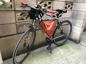 自転車 シングルスピード　クロスバイク　ARESBYKES アーレスバイクFolk（フォーク）　510mm クロモリ