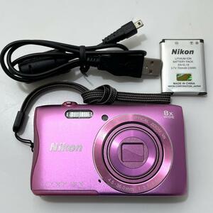 【希少！】Nikon COOLPIX S3700 PINK ピンク オールドコンデジ デジカメ ニコン クールピクス コンパクト