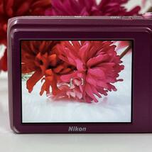 【希少！】Nikon COOLPIX S3700 PINK ピンク オールドコンデジ デジカメ ニコン クールピクス コンパクト_画像8