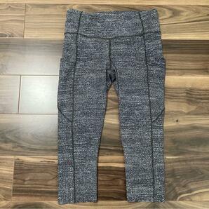 ルルレモン lululemon Fast & Free Crop II サイズ8 ※難箇所あり・説明参照　クロップドレギンス パンツ タイツ