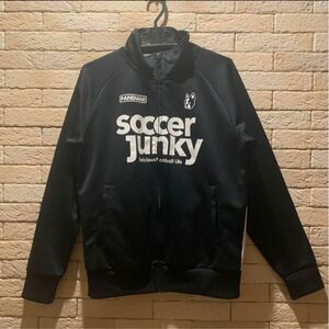 サッカージャンキー　ジャージ　ジャケット ブラック ロゴ