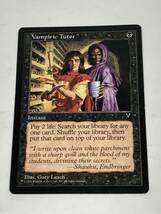 MTG/マジックザギャザリング/Magic The Gathering吸血の教示者/Vampiric Tutor VIS 英語２枚セット_画像5