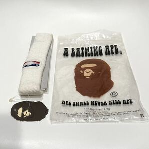 激レア! 初期BATHING APE NBAモチーフ ヘッドバンド ホワイト タグ/袋付 美品格安!の画像1