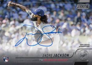 【アンドレ・ジャクソン】ルーキー 直筆サインカード 横浜DeNAベイスターズ 2022 TOPPS STADIUM CLUB ANDRE JACKSON AUTO #検索 BBM EPOCH