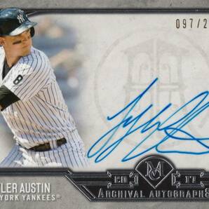 【タイラー・オースティン】直筆サインカード 299枚限定 横浜DeNAベイスターズ 2017 TOPPS MUSEUM TYLER AUSTIN AUTO #検索 BBM EPOCHの画像1