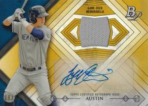 【オースティン】ジャージ 直筆サインカード 50枚限定 横浜DeNAベイスターズ 2014 TOPPS PLATINUM TYLER AUSTIN AUTO #検索 BBM EPOCH